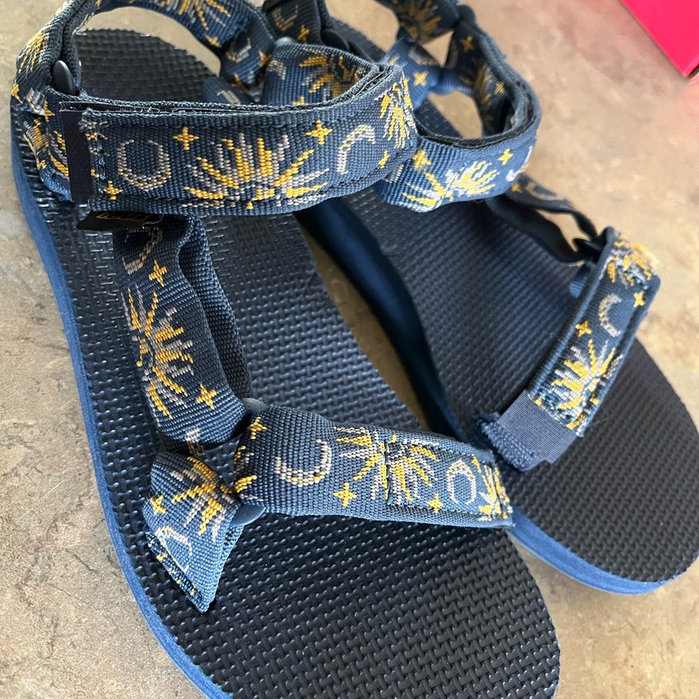 Teva Black and Gold Women's Sandals